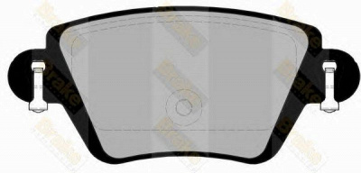 BRAKE ENGINEERING pa1597 -  Комплект тормозных колодок, дисковый тормоз